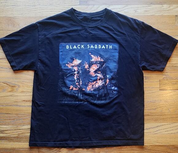 Black Sabbath Other - BLACK SABBATH 13 World Tour T- Shirt 2016 Ozzy Osbourne Size XL